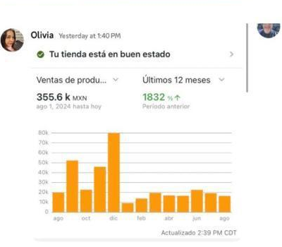 Captura compartida por un alumno de Amazon All Inclusive dentro de la comunidad